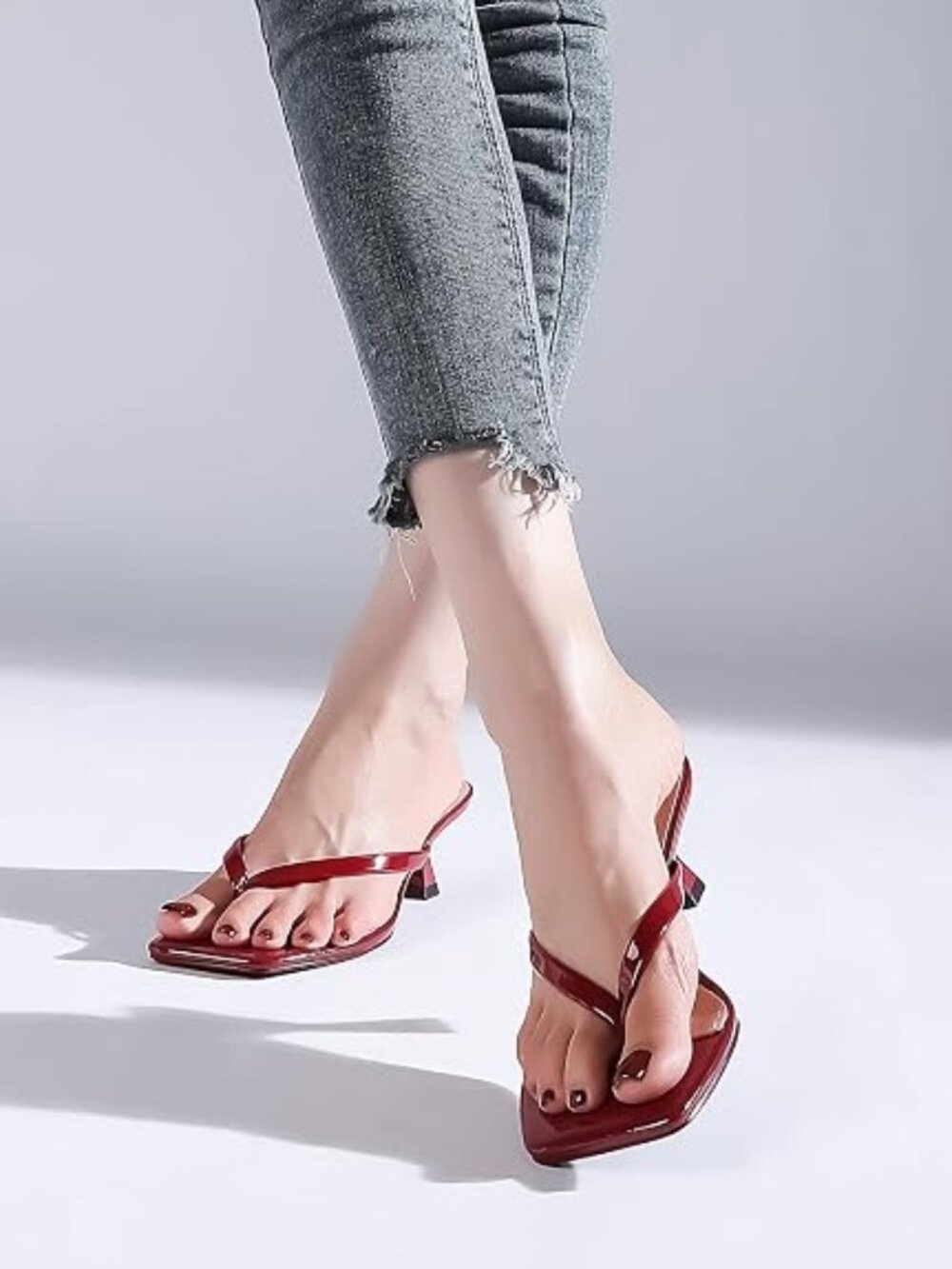 Kitten Flip Flop Thong Low Heels for Women